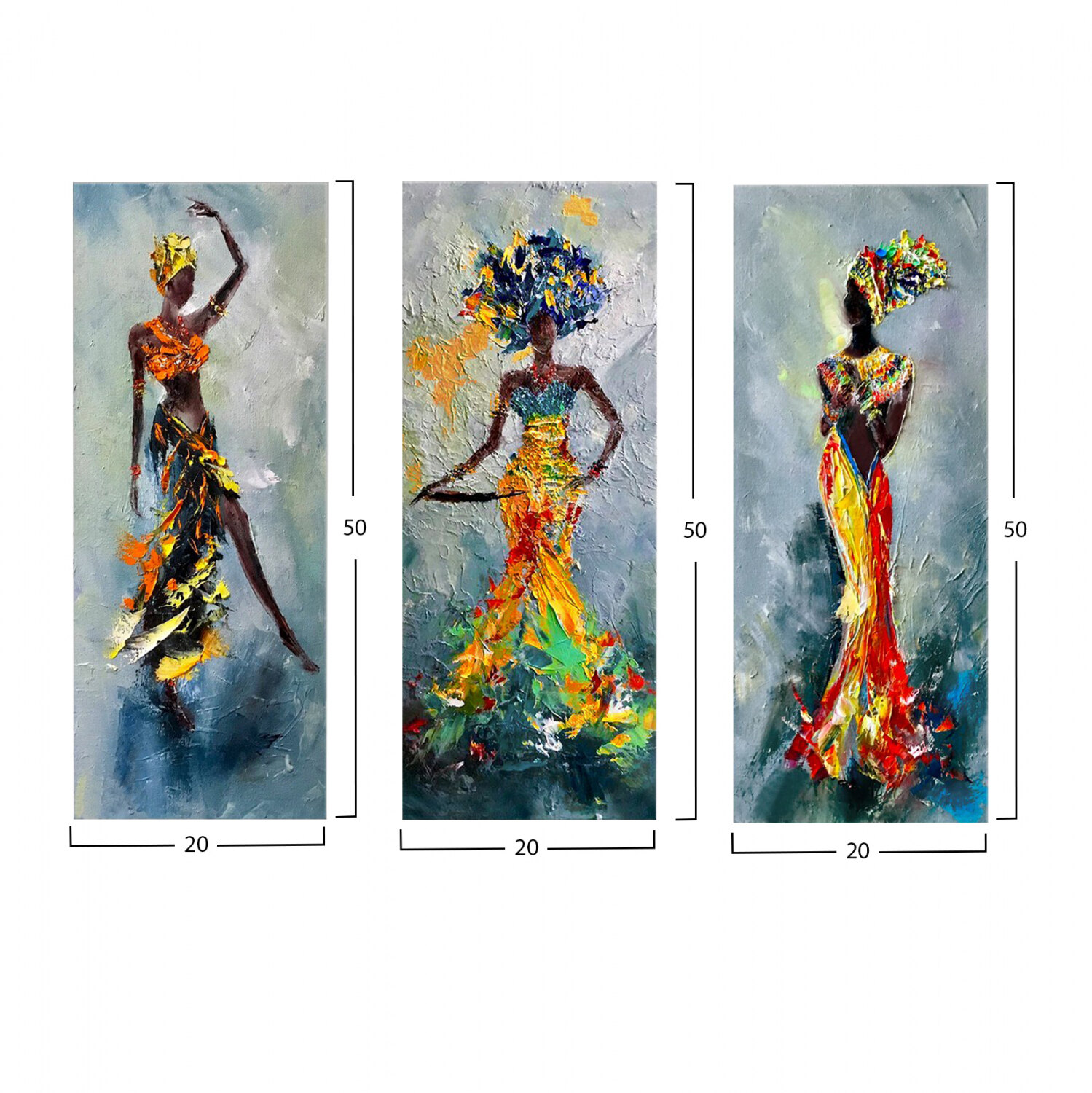 B2M-20511-pinakas-triptycho-mdf-african-girl-in-co-1
