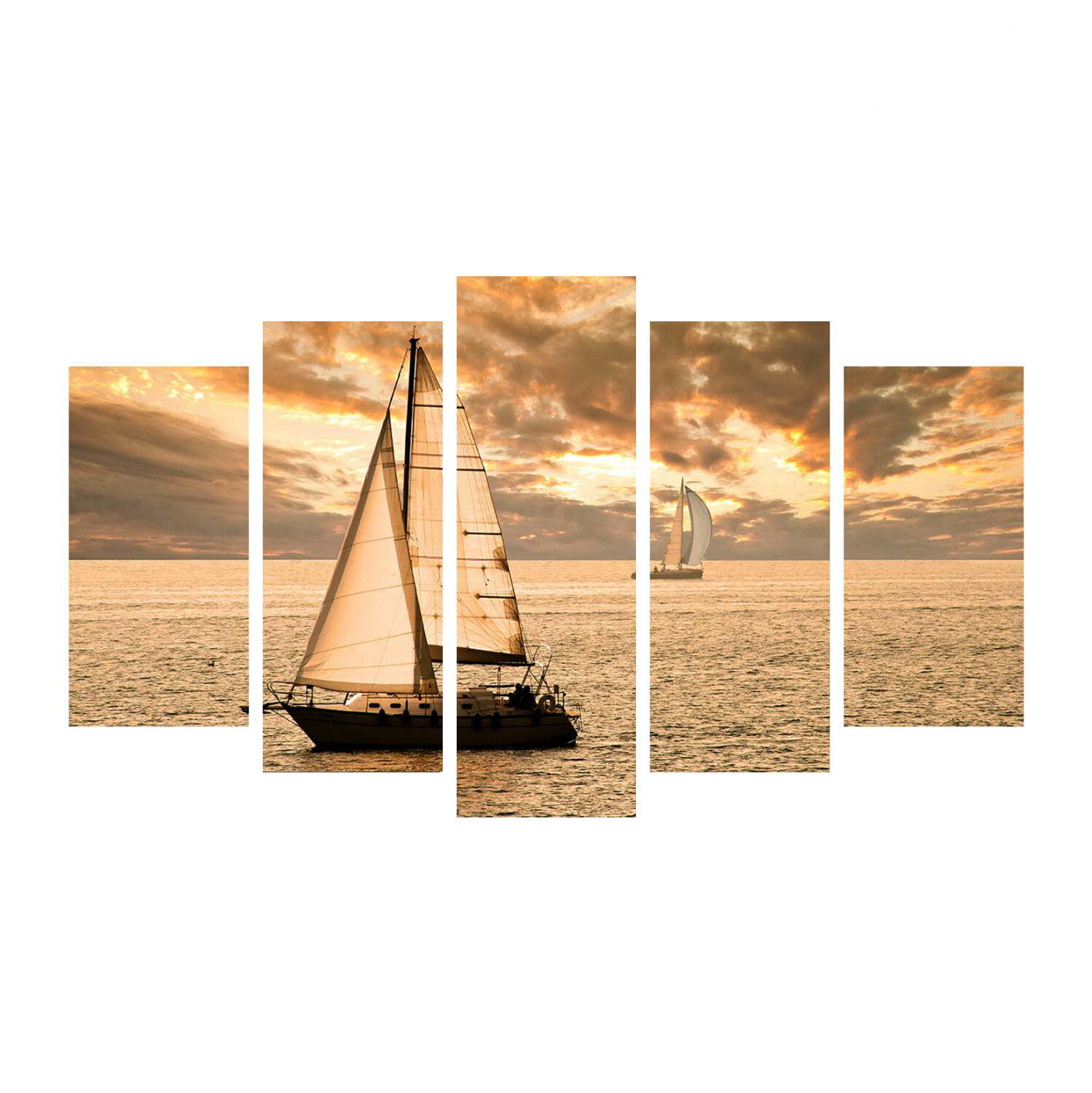 B2M-20517-pinakas-pentaptycho-mdf-sunset-sailing-f