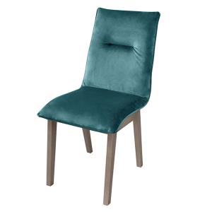 Καρέκλα Τραπεζαρίας KAMI 43x47,5x91,5 εκ. Φυσικό - Μπλέ