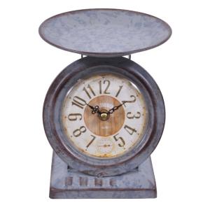 Μεταλλικό ρολόι επιτραπέζιο `vintage scale` 30*9*31