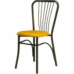 Καρέκλα τύπου Βεντάλια Νο 186 με Κάθισμα Δερματίνης 44.5x48x83 ...