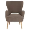 Armchair - Bergerac MYLIE C8394.25 Boucle Fabric Light Brown 67x75x93H cm Armchair - Bergerac MYLIE C8394.25 Boucle Fabric Light Brown 67x75x93H cm