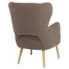 Armchair - Bergerac MYLIE C8394.25 Boucle Fabric Light Brown 67x75x93H cm Armchair - Bergerac MYLIE C8394.25 Boucle Fabric Light Brown 67x75x93H cm