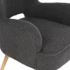 Armchair - Bergerac MYLIE C8394.21 Grey Boucle Fabric 66X75X93H cm Armchair - Bergerac MYLIE C8394.21 Grey Boucle Fabric 66X75X93H cm