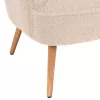 Armchair - Bergerac MYLIE C8394.23 White Boucle Fabric 66X75X93H cm Armchair - Bergerac MYLIE C8394.23 White Boucle Fabric 66X75X93H cm