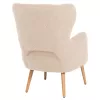 Armchair - Bergerac MYLIE C8394.23 White Boucle Fabric 66X75X93H cm Armchair - Bergerac MYLIE C8394.23 White Boucle Fabric 66X75X93H cm