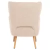 Armchair - Bergerac MYLIE C8394.23 White Boucle Fabric 66X75X93H cm Armchair - Bergerac MYLIE C8394.23 White Boucle Fabric 66X75X93H cm