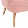 Armchair - Bergerac MYLIE C8394.22 Dusty Pink Boucle Fabric 66X75X93H cm Armchair - Bergerac MYLIE C8394.22 Dusty Pink Boucle Fabric 66X75X93H cm