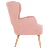 Armchair - Bergerac MYLIE C8394.22 Dusty Pink Boucle Fabric 66X75X93H cm Armchair - Bergerac MYLIE C8394.22 Dusty Pink Boucle Fabric 66X75X93H cm