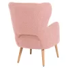 Armchair - Bergerac MYLIE C8394.22 Dusty Pink Boucle Fabric 66X75X93H cm Armchair - Bergerac MYLIE C8394.22 Dusty Pink Boucle Fabric 66X75X93H cm