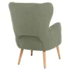 Armchair - Bergerac MYLIE C8394.27 Pistachio Green Boucle Fabric 66X75X93H cm Armchair - Bergerac MYLIE C8394.27 Pistachio Green Boucle Fabric 66X75X93H cm
