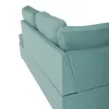 Corner Sofa - Bed Jade Right Corner Velvet Light Green 250x80-180x73-88H cm Corner Sofa - Bed Jade Right Corner Velvet Light Green 250x80-180x73-88H cm