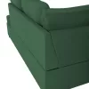 Corner Sofa - Bed Jade Right Corner Velvet Green 250x80-180x73-88H cm Corner Sofa - Bed Jade Right Corner Velvet Green 250x80-180x73-88H cm