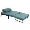 Armchair - Bed CONSTANCE C3078.15 Turquoise Velvet 95x92x66H cm Armchair - Bed CONSTANCE C3078.15 Turquoise Velvet 95x92x66H cm