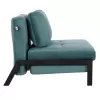 Armchair - Bed CONSTANCE C3078.15 Turquoise Velvet 95x92x66H cm Armchair - Bed CONSTANCE C3078.15 Turquoise Velvet 95x92x66H cm