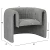 Armchair RIKER C9682.01 Metal Frame with Grey Boucle Fabric 92x74x69Hcm Armchair RIKER C9682.01 Metal Frame with Grey Boucle Fabric 92x74x69Hcm
