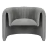 Armchair RIKER C9682.01 Metal Frame with Grey Boucle Fabric 92x74x69Hcm Armchair RIKER C9682.01 Metal Frame with Grey Boucle Fabric 92x74x69Hcm