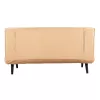Sofa - Bed Asma 2-seater Velvet Beige 140x80x77H cm Sofa - Bed Asma 2-seater Velvet Beige 140x80x77H cm