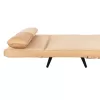 Sofa - Bed Asma 2-seater Velvet Beige 140x80x77H cm Sofa - Bed Asma 2-seater Velvet Beige 140x80x77H cm