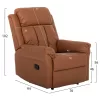 Armchair HAPPER C9785.12 Massage with Brown PU 76x94x102Hcm Armchair HAPPER C9785.12 Massage with Brown PU 76x94x102Hcm