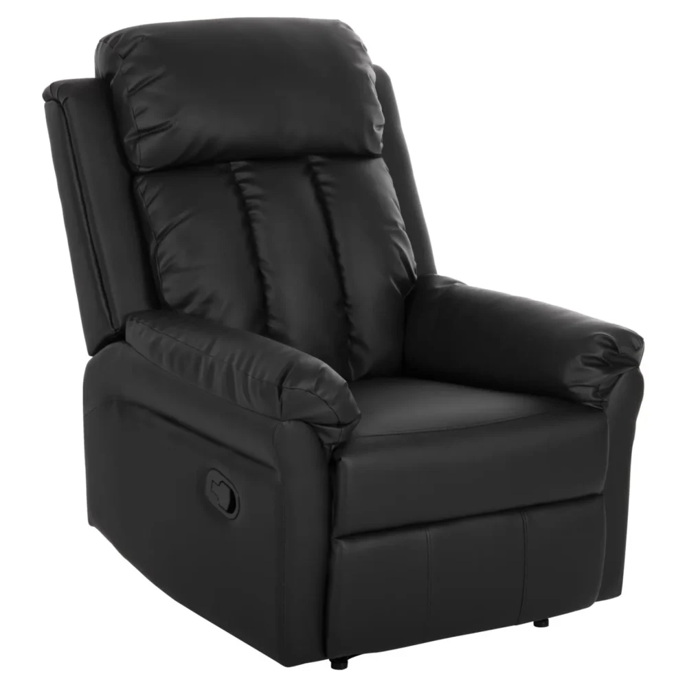 Πολυθρόνα HAPPER C9785.11 Μασάζ με Μαύρο PU 76x94x102Υεκ.