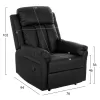 Armchair HAPPER C9785.11 Massage with Black PU 76x94x102Hcm Armchair HAPPER C9785.11 Massage with Black PU 76x94x102Hcm
