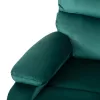 Armchair YASUMU RELAX C9783.03 Cypress Green Velvet 80x93x100Hcm Armchair YASUMU RELAX C9783.03 Cypress Green Velvet 80x93x100Hcm
