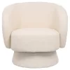 Armchair KARLEN C9592.06 Swivel with Ecru Boucle Fabric 78x81x77Hcm Armchair KARLEN C9592.06 Swivel with Ecru Boucle Fabric 78x81x77Hcm
