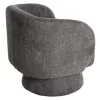 Armchair KARLEN C9592.01 Swivel with Grey Boucle Fabric 78x81x77Hcm Armchair KARLEN C9592.01 Swivel with Grey Boucle Fabric 78x81x77Hcm