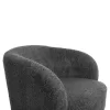 Armchair KARLEN C9592.01 Swivel with Grey Boucle Fabric 78x81x77Hcm Armchair KARLEN C9592.01 Swivel with Grey Boucle Fabric 78x81x77Hcm