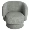 Armchair KARLEN C9592.05 Swivel with Pistachio Green Boucle Fabric 79x79x76 Hcm Armchair KARLEN C9592.05 Swivel with Pistachio Green Boucle Fabric 79x79x76 Hcm