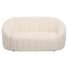 SOFA 2-SEATER MOBY  ECRU BOUCLE FABRIC 148x83x66Hcm. SOFA 2-SEATER MOBY  ECRU BOUCLE FABRIC 148x83x66Hcm.