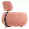 Armchair KARSEN C9598.02 Round with Pink Boucle Fabric 75x75x75Hcm Armchair KARSEN C9598.02 Round with Pink Boucle Fabric 75x75x75Hcm