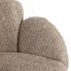 Armchair HARNIS C9603.08 Beige Boucle Fabric with Black Metal Legs Cross 59.5x64x77Hcm Armchair HARNIS C9603.08 Beige Boucle Fabric with Black Metal Legs Cross 59.5x64x77Hcm