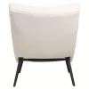 Armchair BRYM C9605.06 Ecru Boucle Fabric with Black Wooden Legs 97x80x100H cm Armchair BRYM C9605.06 Ecru Boucle Fabric with Black Wooden Legs 97x80x100H cm