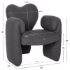 Armchair HARTT C9777.01 Grey Teddy Fabric 84x74x87Hcm Armchair HARTT C9777.01 Grey Teddy Fabric 84x74x87Hcm