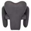 Armchair HARTT C9777.01 Grey Teddy Fabric 84x74x87Hcm Armchair HARTT C9777.01 Grey Teddy Fabric 84x74x87Hcm