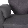 Armchair HARTT C9777.01 Grey Teddy Fabric 84x74x87Hcm Armchair HARTT C9777.01 Grey Teddy Fabric 84x74x87Hcm