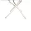 DINING TABLE PRENTIS CERAMIC 12mm TOP IN WHITE MARBLE-WHITE METAL LEGS 180x90x76Hcm. DINING TABLE PRENTIS CERAMIC 12mm TOP IN WHITE MARBLE-WHITE METAL LEGS 180x90x76Hcm.