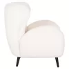 Armchair - Bergerac KRYLY C9593.06 Ecru Boucle Fabric with Black Wooden Legs 83x87x89Hcm Armchair - Bergerac KRYLY C9593.06 Ecru Boucle Fabric with Black Wooden Legs 83x87x89Hcm