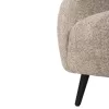 Armchair - Bergerac KRYLY C9593.07 Beige Boucle Fabric with Black Wooden Legs 83x87x89Hcm Armchair - Bergerac KRYLY C9593.07 Beige Boucle Fabric with Black Wooden Legs 83x87x89Hcm