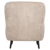 Armchair - Bergerac KRYLY C9593.07 Beige Boucle Fabric with Black Wooden Legs 83x87x89Hcm Armchair - Bergerac KRYLY C9593.07 Beige Boucle Fabric with Black Wooden Legs 83x87x89Hcm