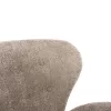 Armchair - Bergerac KRYLY C9593.07 Beige Boucle Fabric with Black Wooden Legs 83x87x89Hcm Armchair - Bergerac KRYLY C9593.07 Beige Boucle Fabric with Black Wooden Legs 83x87x89Hcm