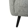 Armchair - Bergerac KRYLY C9593.05 Light Green Boucle Fabric with Black Wooden Legs 83x87x89Hcm Armchair - Bergerac KRYLY C9593.05 Light Green Boucle Fabric with Black Wooden Legs 83x87x89Hcm