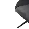 Armchair SHAI Grey fabric and Black Metal base 61x63x93Hcm. Armchair SHAI Grey fabric and Black Metal base 61x63x93Hcm.