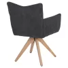 Πολυθρόνα QUILL C9843.03 Γκρί με Πόδια Ξύλο Οξιάς 61x57,5x91Υεκ. Πολυθρόνα QUILL C9843.03 Γκρί με Πόδια Ξύλο Οξιάς 61x57,5x91Υεκ.