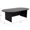 ΓΡΑΦΕΙΟ ΣΥΝΕΔΡΙΑΣΕΩΝ ΟΒΑΛ SIENNA  ΜΕΛΑΜΙΝΗ ΣΕ WENGE 240x120x75Υεκ. ΓΡΑΦΕΙΟ ΣΥΝΕΔΡΙΑΣΕΩΝ ΟΒΑΛ SIENNA  ΜΕΛΑΜΙΝΗ ΣΕ WENGE 240x120x75Υεκ.