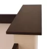 Γραφείο υποδοχής Dalton Wenge Μπεζ 240x82x105 εκ. Γραφείο υποδοχής Dalton Wenge Μπεζ 240x82x105 εκ.