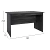 Γραφείο μελαμίνης Hayden σε Ανθρακί 120x71x74,5 εκ. Γραφείο μελαμίνης Hayden σε Ανθρακί 120x71x74,5 εκ.