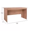 Γραφείο μελαμίνης Hayden σε Sonama 120x71x74,5 εκ. Γραφείο μελαμίνης Hayden σε Sonama 120x71x74,5 εκ.